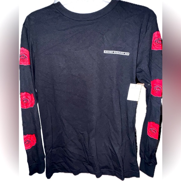 EMPYRE VERTIGO ROSE BLK LONG SLEEVE SHIRT!!! SIZE SMALL!!! NEVER WORN, WITH TAG! - Picture 2 of 4